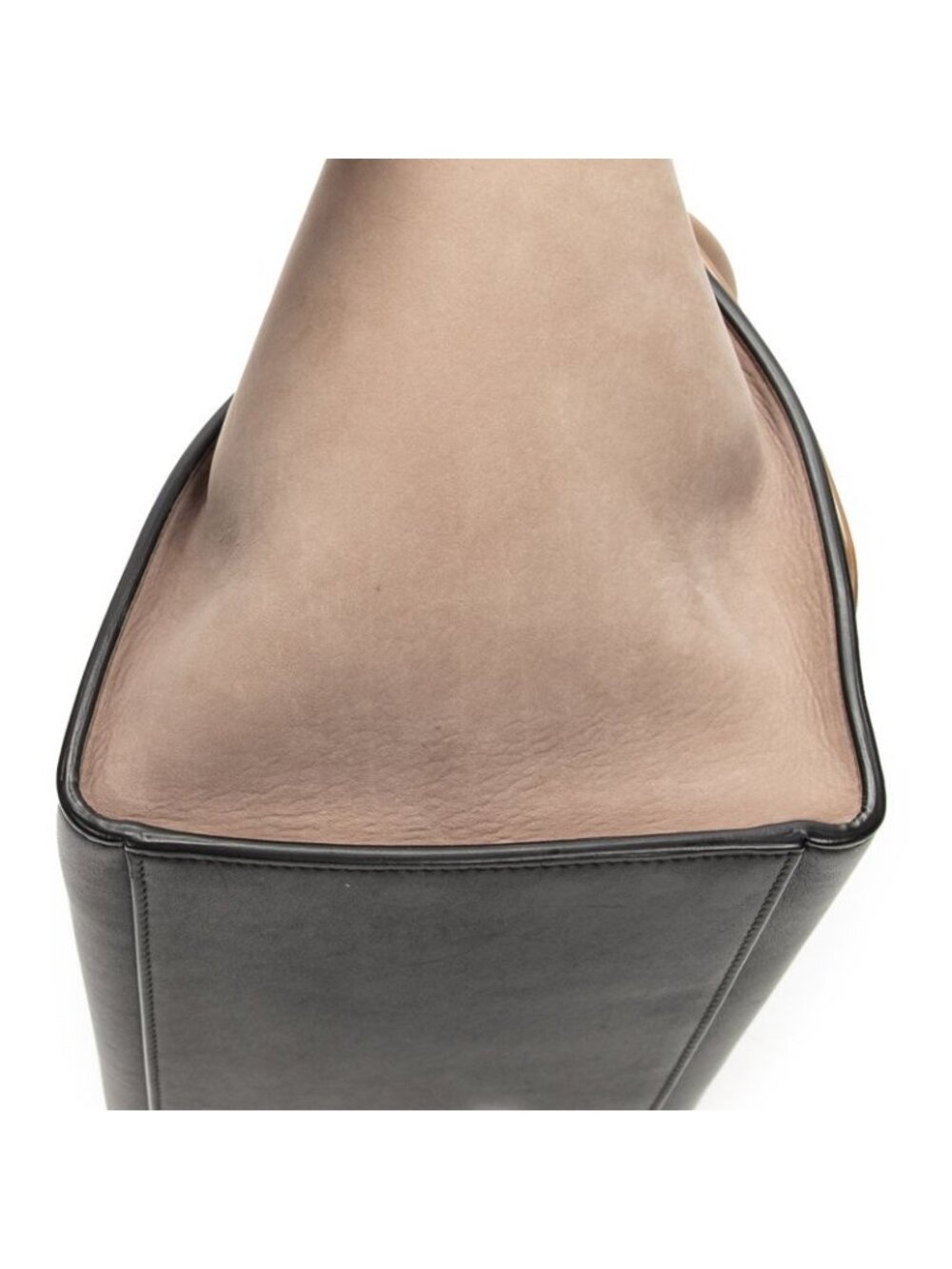 Celine Micro Luggage Light Brown Gray Calfskin Leather Messenger Bag - Picture 7 of 10